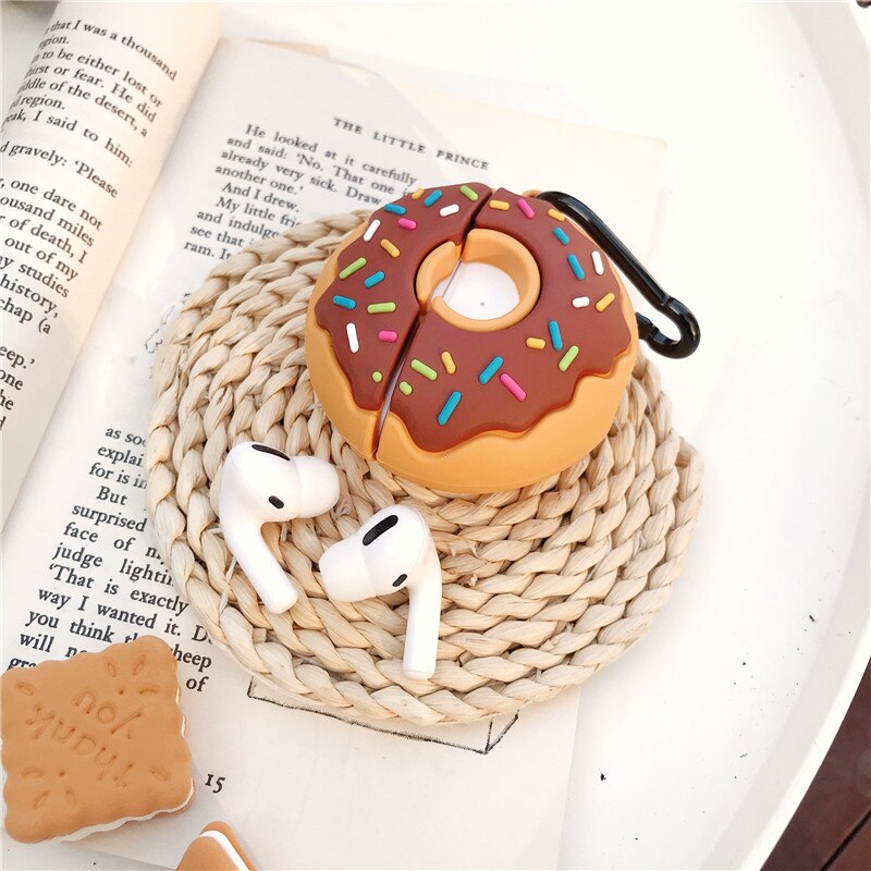 Donuts Silicone AirPods Pro Case | Compatible with Apple AirPods 1/2 | Digital Gear Bags