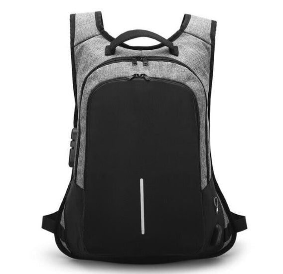 Anti-Theft USB Laptop Backpack 15.6” – Waterproof Travel & School Bag