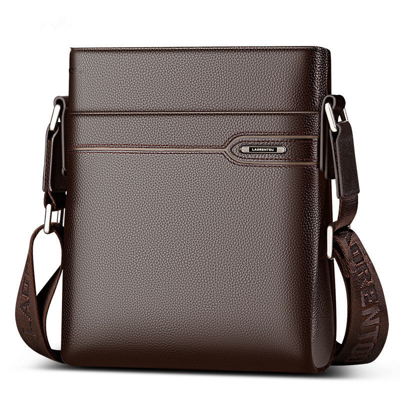 Men’s Genuine Leather Business Briefcase – First Layer Cowhide Work Bag