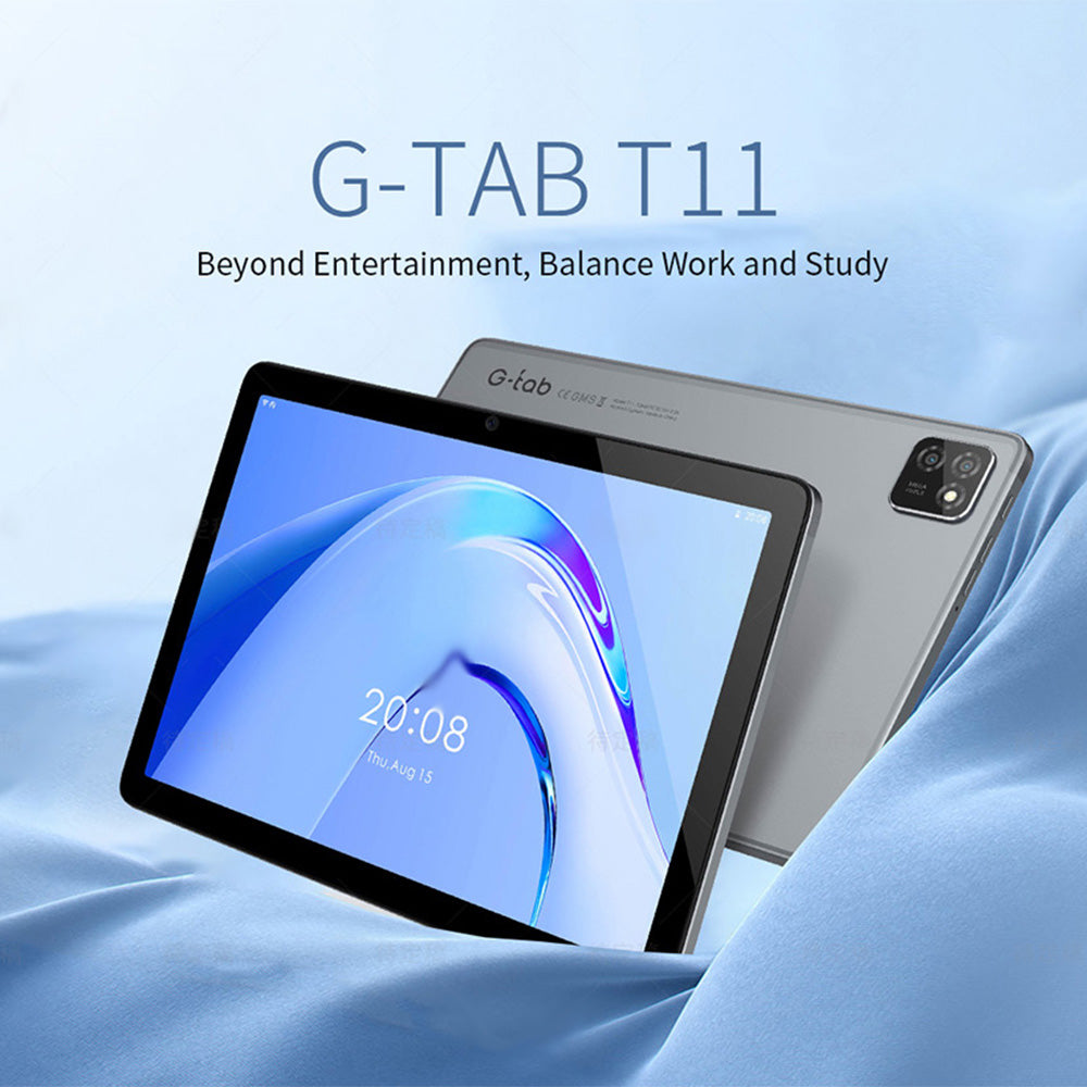 Laptops G-Tab T11 10.1 Inch Android 14 Tablet 8GB RAM 128GB ROM 4G Dual SIM IPS Display UK