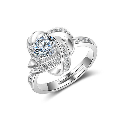 925 Sterling Silver Forever Heart Necklace for Women – AAA Zircon Lab Diamond Pendant | Luxury Wedding & Anniversary Gift UK