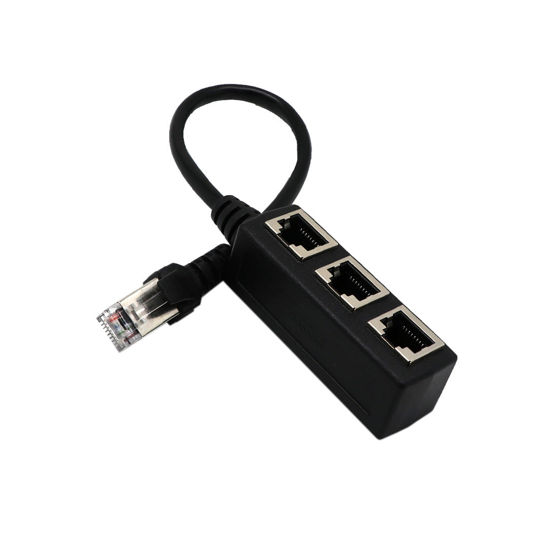 RJ45 Network Splitter Adapter 1 Male to 3 Female CAT6 LAN | Networking Tools | Ethernet Cable Connector