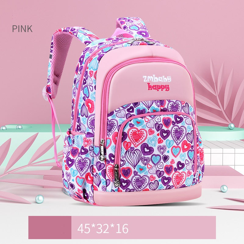 Sesame Baby Korean Style Kids School Backpack – Lightweight Primary School Bag