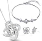 925 Sterling Silver Forever Heart Necklace for Women – AAA Zircon Lab Diamond Pendant | Luxury Wedding & Anniversary Gift UK