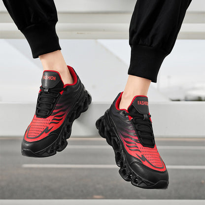 Men’s Breathable Mesh Trainers – Thick Sole Casual Running Sneakers | Lightweight Summer Sports Shoes UK