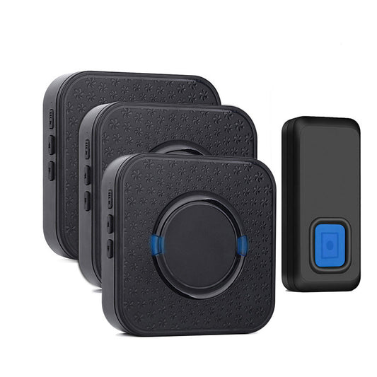 Remote Wireless Doorbell Waterproof Smart Electronic Door Intercom for Home Office