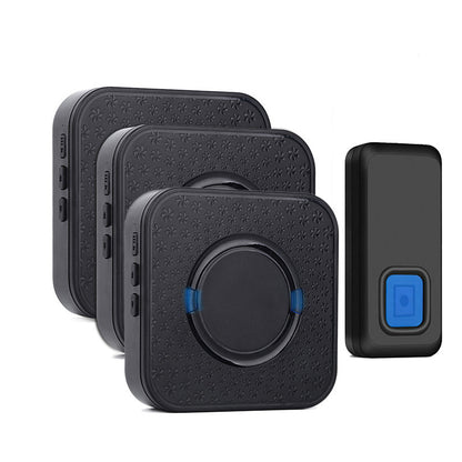 Remote Wireless Doorbell Waterproof Smart Electronic Door Intercom for Home Office