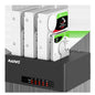 HDD Enclosures Dual Disk SATA Hard Drive Dock Cloner 2.5 & 3.5 Inch Offline Copy Station