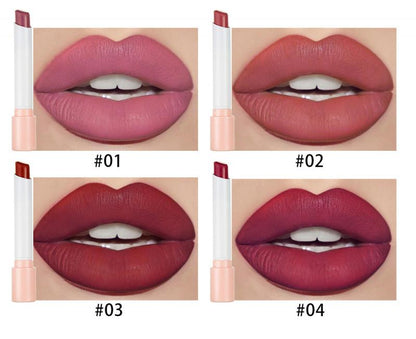 4Pcs Matte Mist Lipstick Set – Long Lasting Velvet Matte Lip Colour, Lightweight Hydrating Lipstick Makeup for Women
