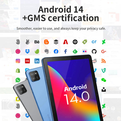 Laptops G-Tab T9 10.1 Inch Android 14 Tablet 3GB RAM 64GB ROM UK