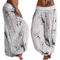 Women’s High Waist Wide Leg Trousers – Soft Cotton Blend Pants