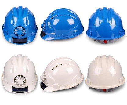 Workplace Safety Supplies Solar Ventilated Sun Protection Helmet for Construction Workers