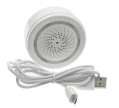 Alarm & Sensor WiFi Smart Wireless Sound and Light Alarm for Home Security