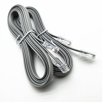 CAT6 RJ45 Network Cable 2m Silver Gray | Networking Tools | Computer Ethernet Jumper Cable