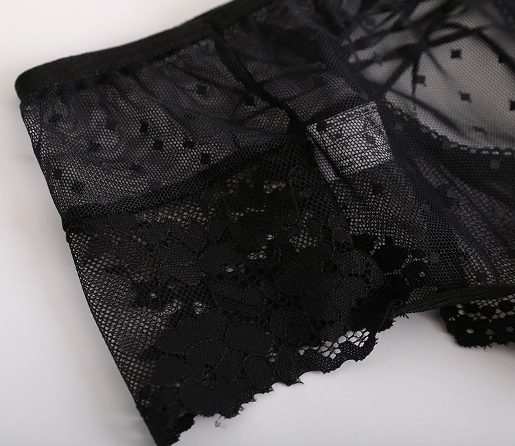 High-Waist Lace Briefs for Women – Tummy Control Sexy Comfort Panties