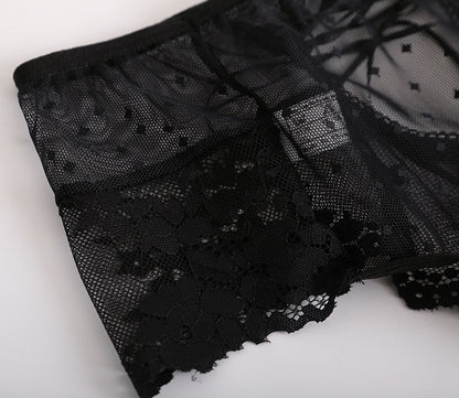 High-Waist Lace Briefs for Women – Tummy Control Sexy Comfort Panties