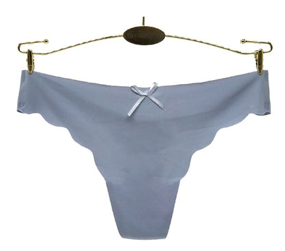 Seamless Nylon G-String Thong for Women – Stretchy Sexy Everyday Panties