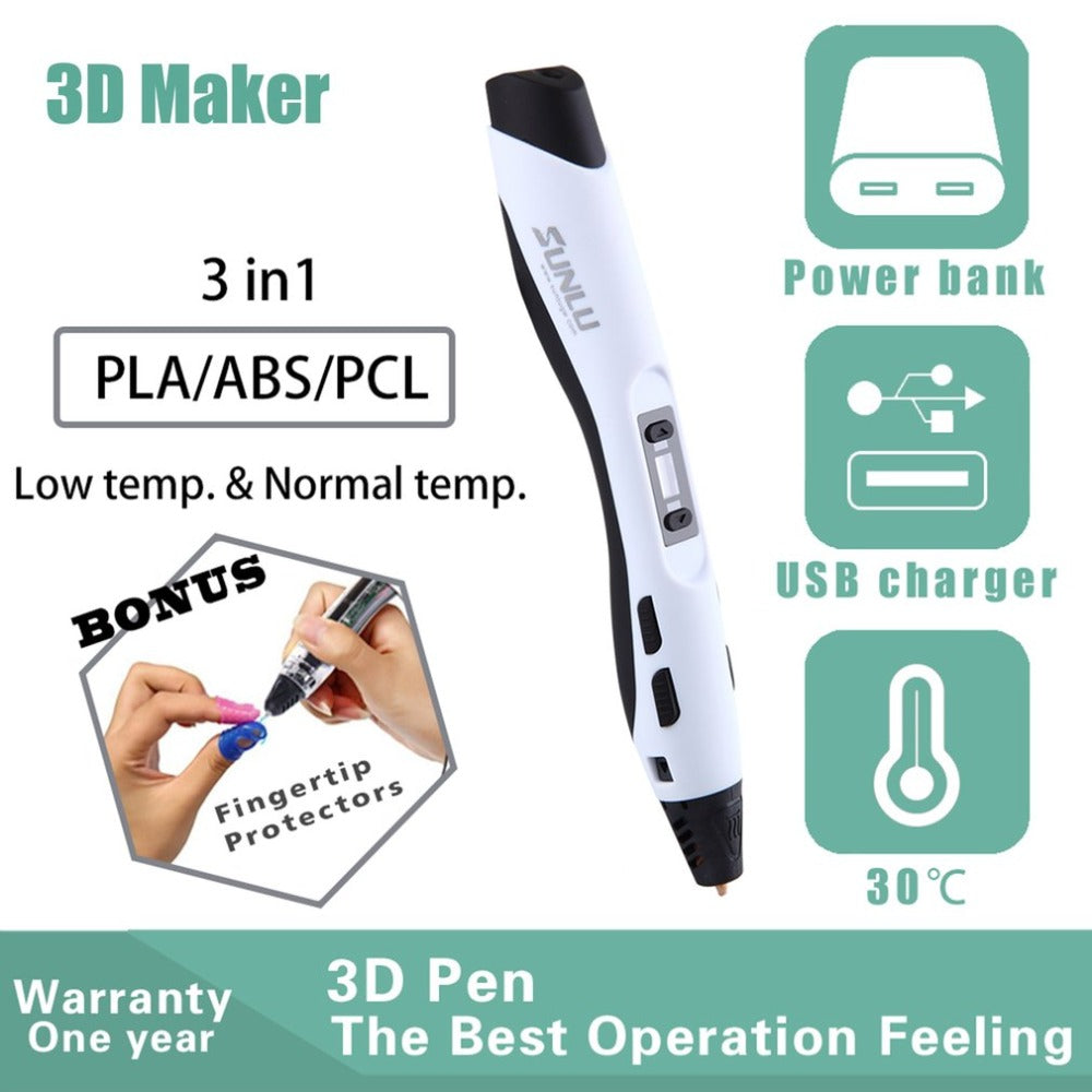 3D Pens 3D Painting & Graffiti Pen Creative Drawing Tool for Kids & Adults