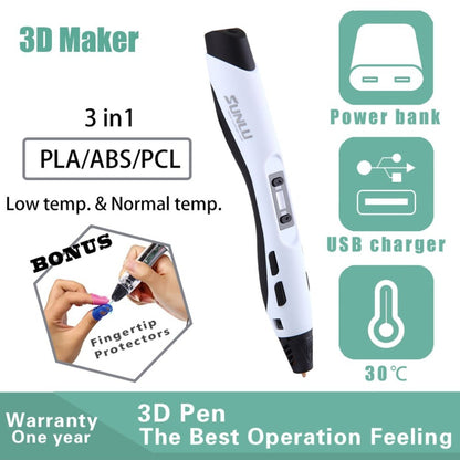 3D Pens 3D Painting & Graffiti Pen Creative Drawing Tool for Kids & Adults