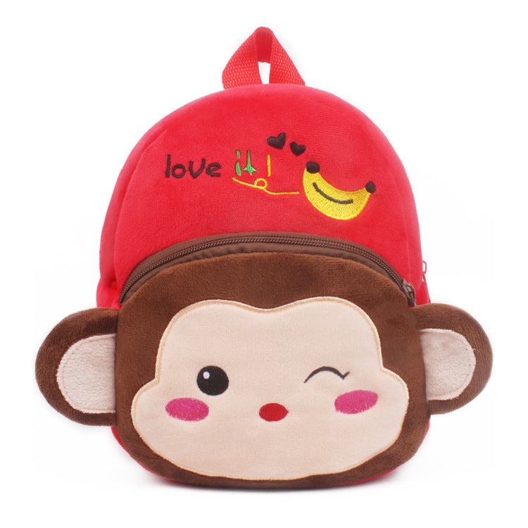 Cute Rabbit Plush Backpack for Kids – Korean Style Soft School Bag