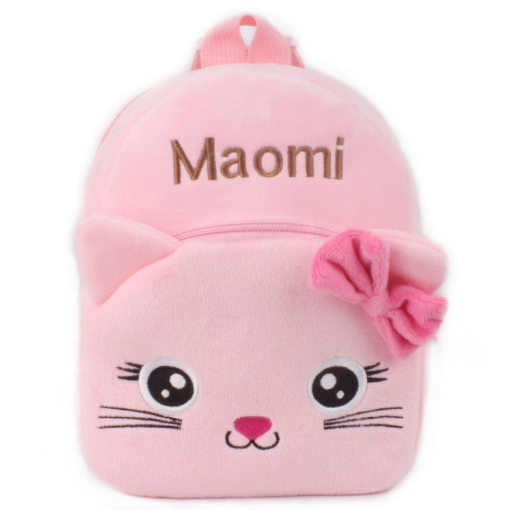 Cute Rabbit Plush Backpack for Kids – Korean Style Soft School Bag
