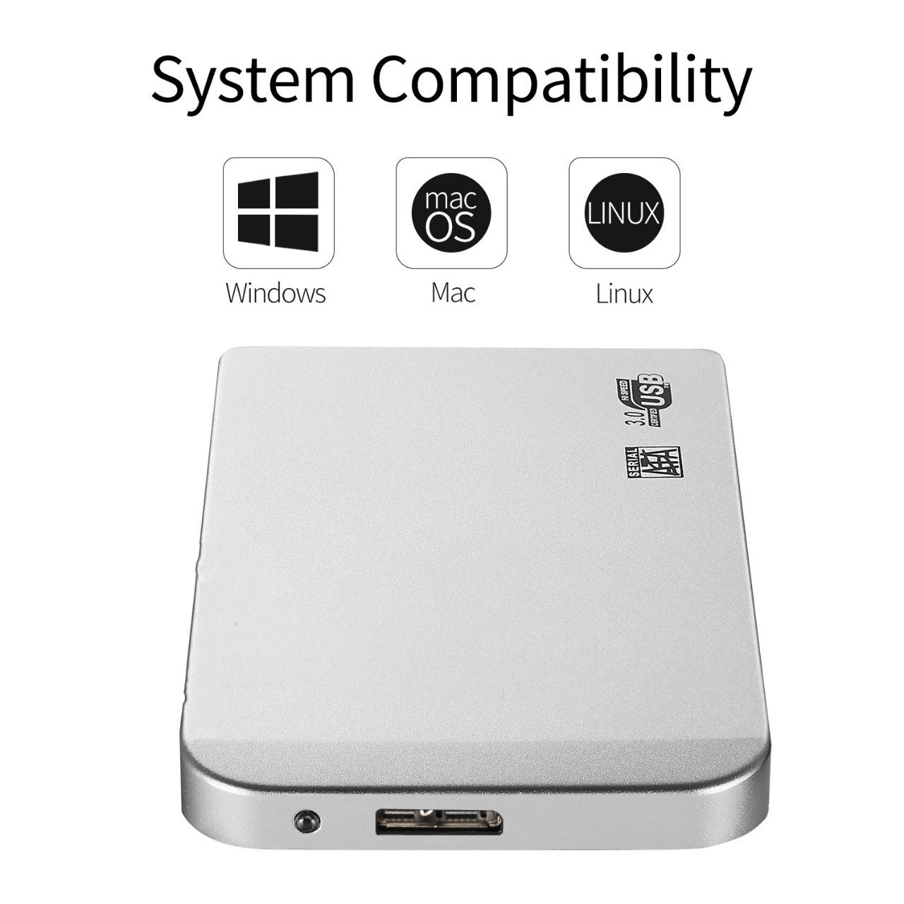 Memory Cards External Portable Hard Drive 500GB 1TB 2TB High Speed Storage Devices
