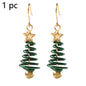 Christmas Tree Star Earrings – DIY Aluminium Alloy Festive Stud Earrings for Women