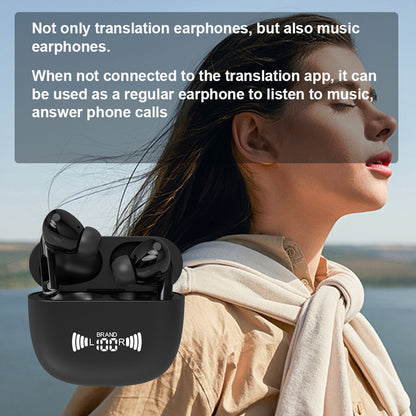 Translator Earbuds Online Two-Way Translation Earbuds BT 5.3 Headphones