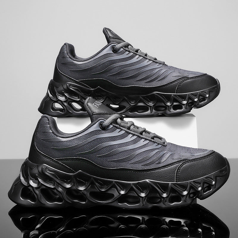 Men’s Breathable Mesh Trainers – Thick Sole Casual Running Sneakers | Lightweight Summer Sports Shoes UK