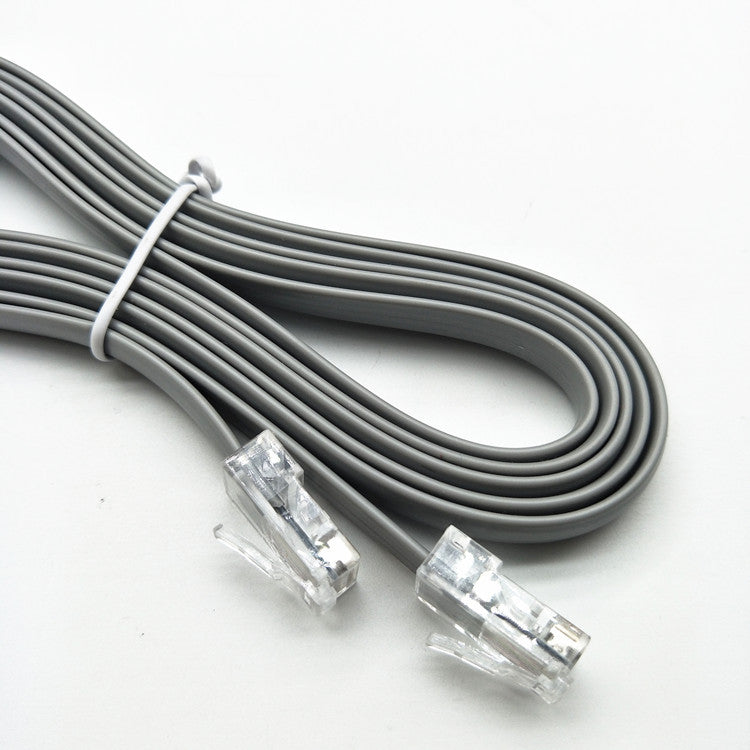 CAT6 RJ45 Network Cable 2m Silver Gray | Networking Tools | Computer Ethernet Jumper Cable