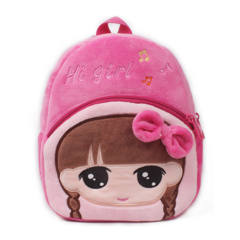 Cute Rabbit Plush Backpack for Kids – Korean Style Soft School Bag