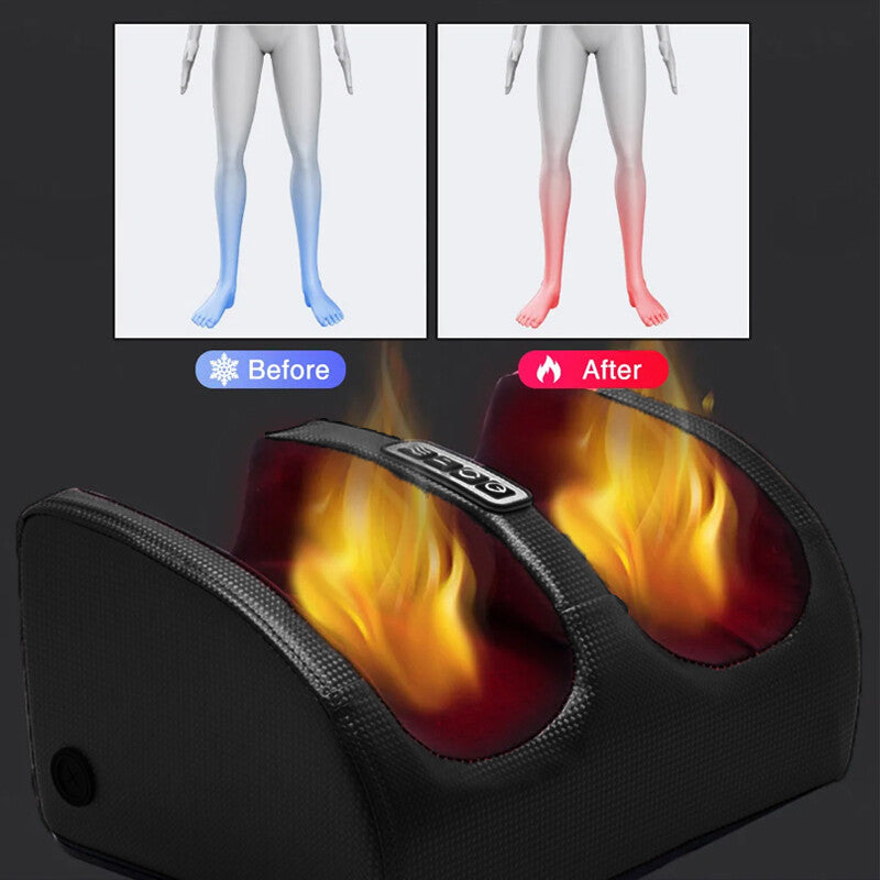2026 New Clearance Sale Foot Massager Massage Machine New Feet Kneading Calf Pain Relief Electric Heated UK Device