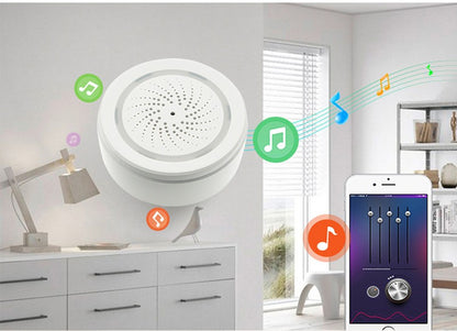 Alarm & Sensor WiFi Smart Wireless Sound and Light Alarm for Home Security
