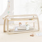 Office & School Supplies Transparent Double-Layer Pencil Case – Large Capacity Exam Stationery Bag