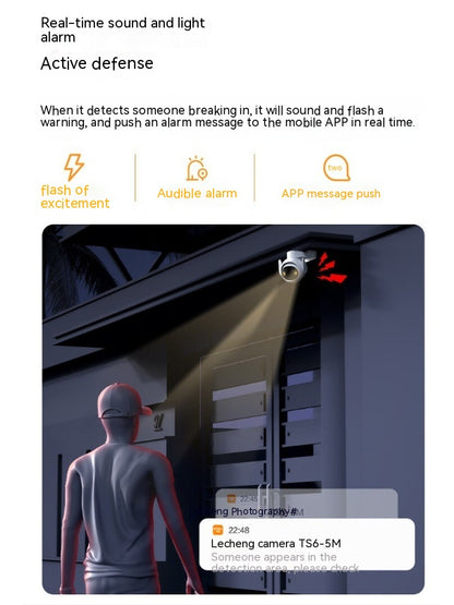 5MP Outdoor Surveillance Camera Night Vision Security Door Intercom Camera