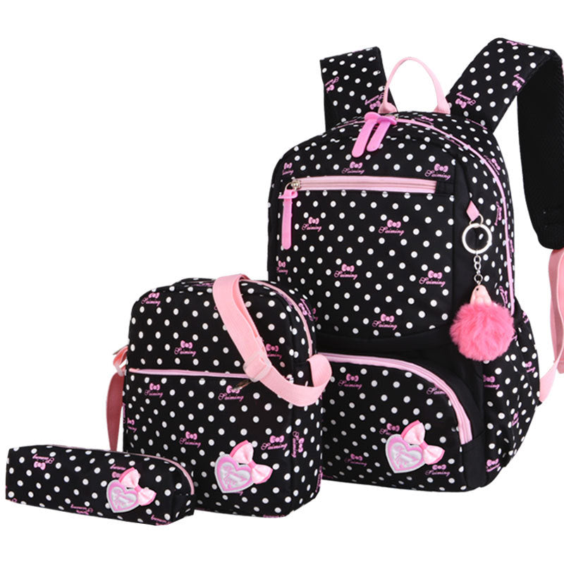 Korean Style Cute Princess Backpack for Girls – Waterproof Primary School Bag