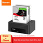 HDD Enclosures Dual Disk SATA Hard Drive Dock Cloner 2.5 & 3.5 Inch Offline Copy Station